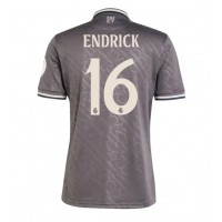 Maglie da calcio Real Madrid Endrick #16 Terza Maglia 2024-25 Manica Corta